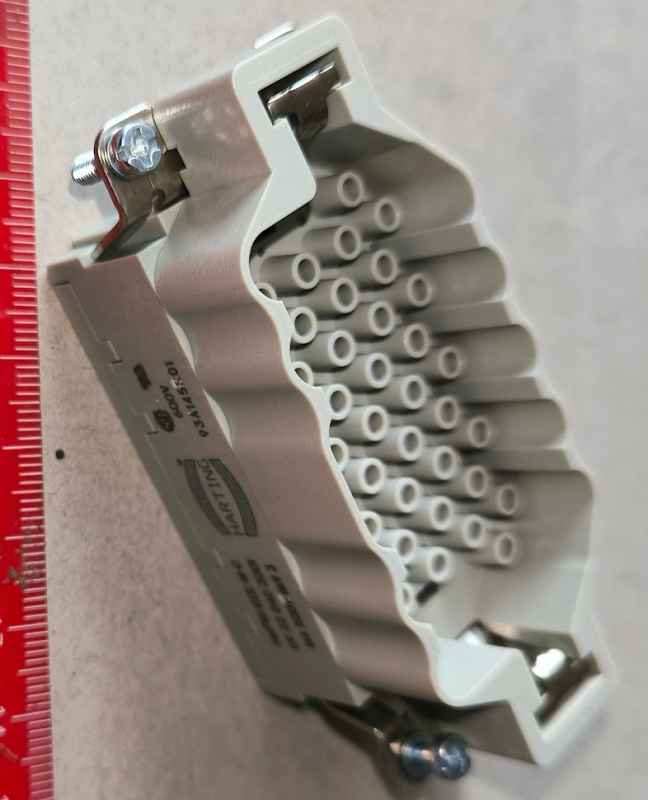 Han 40 EEE-M-C - Pinová vložka 09320403001 HARTING - bez pinů / without pins .. cena na dotaz / price on request
