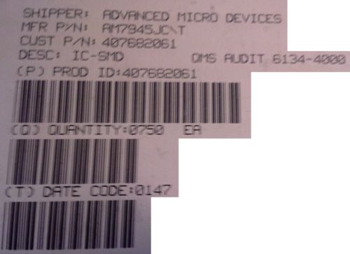 AM7945JC/T - Subscriber Line Int. Circuit   .. cena na dotaz / price on request