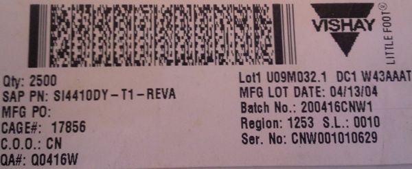 SI4410DY-T1-REVA - Single N-Ch .. MOSFET