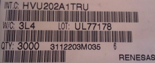 není skladem - HVU202A1TRU - varikap - balení 100ks za 60Kč