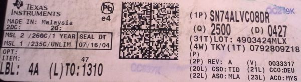 SN74ALVC08DR  .. balení 100ks za 100Kč