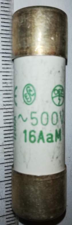pojistka 16AaM 16A, 14x51