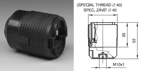 objímka G23 - 1854-13020 DESKO , 2A, 250V, T140