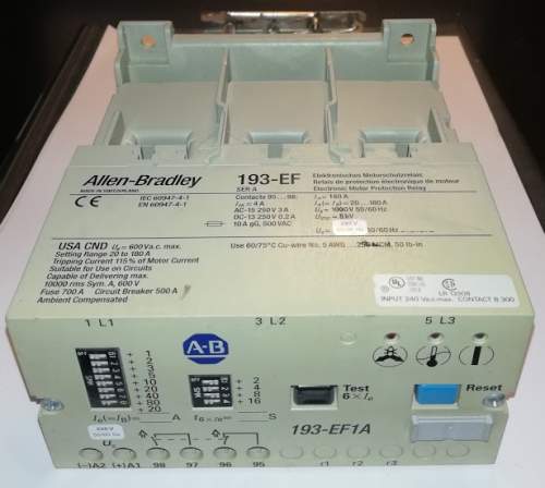 není skladem - 193-EF1A  - 230V 50Hz ..  cena na dotaz / price on request