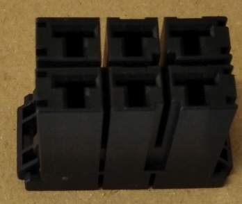 2-917807-3 - Dynamic 5000 Series, Housing, Receptacle, Wire-to-Board, 6 Position, Crimp, 2 Row, Row-to-Row Spacing .399 in [10.16 mm], Black Housing Color