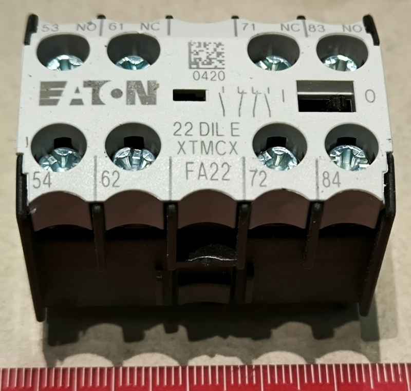EATON 22 DILE-XTMCX-FA22 AUXILIARY CONTACT BLOCK MINI CONTACTOR 2 NC/2 NO .. cena na dotaz / price on request