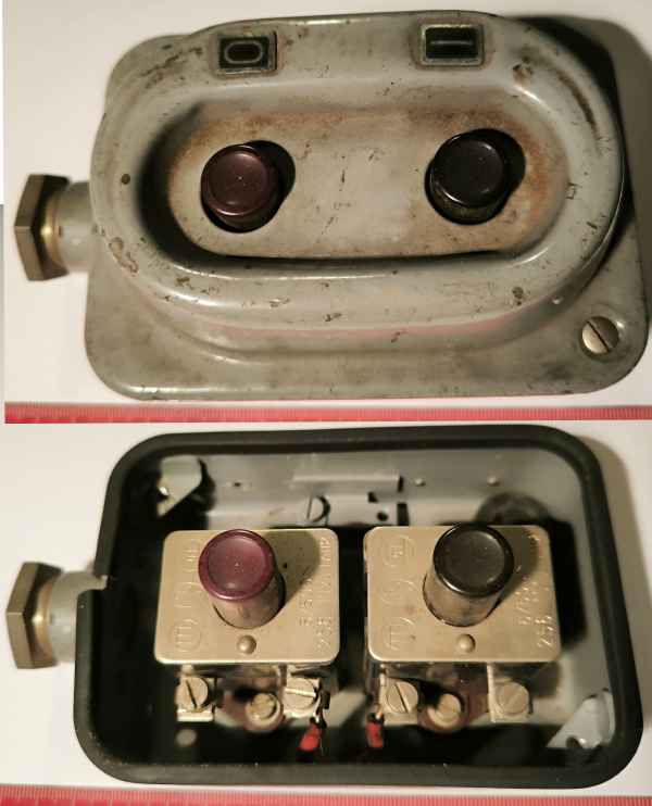 256511FP - Výtahový ovladač EPM 2 tlačítkový spínač, použitý