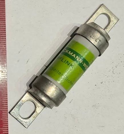 25ET - Wickmann-Werke Halbleiter-Sicherung - 25A - Ultra rychlá pojistka 660V AC / 500V DC