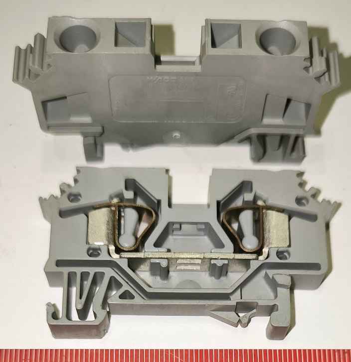 282-601 WAGO 2vodičová průchozí svorka 6mm2