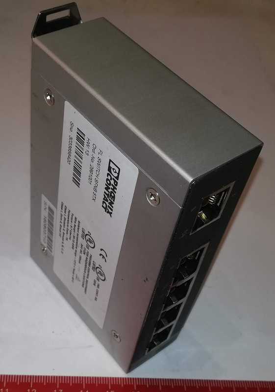 2891001 - FL SWITCH SFNB 5TX Přepínač Ethernet - Phoenix Contact  .. použitý / used