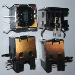 292304-1 -  USB Konektor, USB Typ B, USB 2.0, Zásuvka, TE  .. balení 10ks za 95Kč