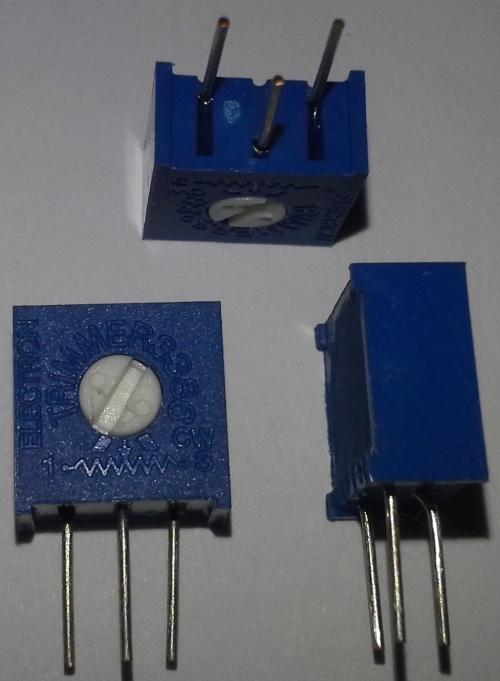 3386H-202-LF - trimr stojatý jednootáčkový 2k  -   balení  50ks za 100Kč