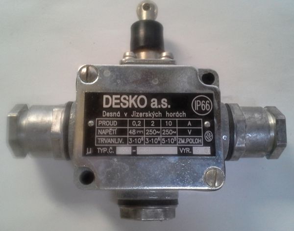 3594-82580 - DESKO konc. spínač  .. cena na dotaz / price on request
