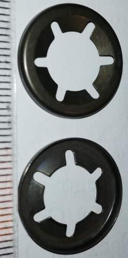 36230.100.001 FABORY - Fixační podložka pro hřídele (bez krytky) pružinová ocel 10mm .. balení 250ks za 90 Kč