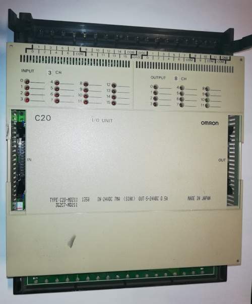 3G2C7-MD211 - OMRON I/O unit  ( C20-MD211 ) nekompletní.. cena na dotaz / price on request