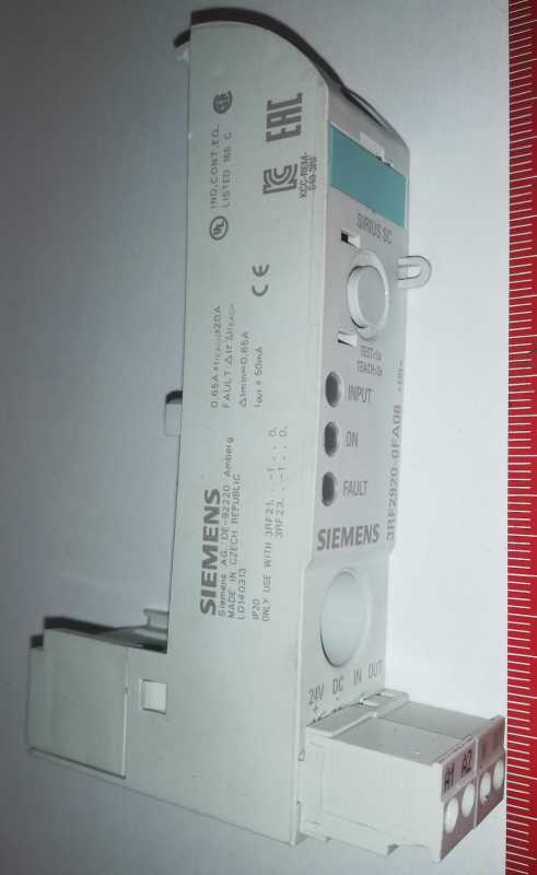 3RF2920-0FA08 - Monitorování zátěže - základní, 20A, 24V