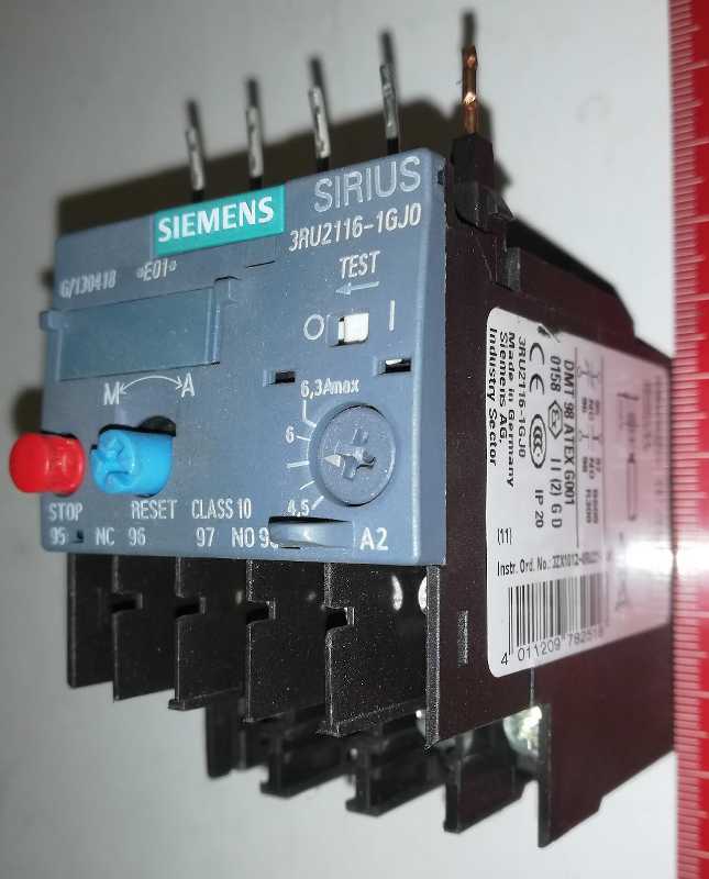 3RU2116-1GJ0 - přepěťové relé SIEMENS   .. cena na dotaz / price on request