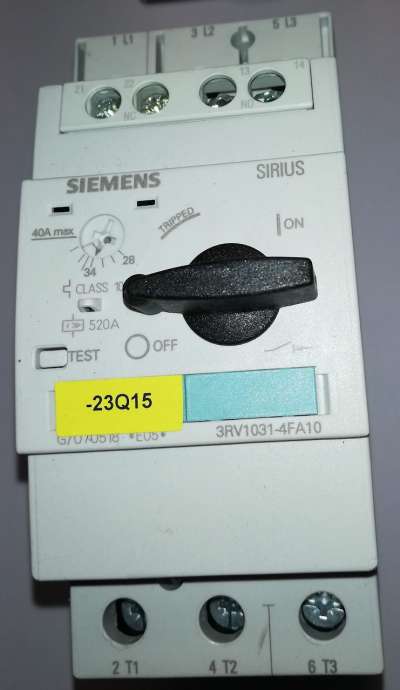 3RV1031-4FA10 -  SIEMENS SiRIUS .. použitý / used .. cena na dotaz / price on request