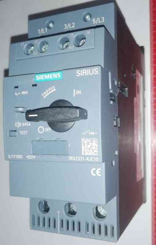 3RV2331-4JC10 - Jistič - size S2 for starter combination Rated current 65 A N-release 845 A   .. cena na dotaz / price on request