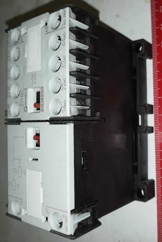 stykač SIEMENS 3TH2722-0BW4 - 48Vdc   .. cena na dotaz / price on request