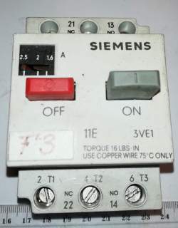 3VE1010-2H SIEMENS, starší