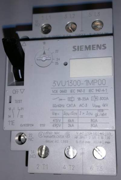 3VU1300-1MP00 - circuit breaker 8-25A SIEMENS .. cena na dotaz / price on request