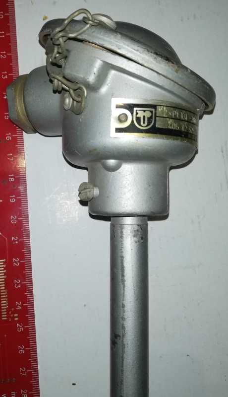 405112525243 823 - čidlo 2xPt100 -200°C +800°C IP54 , délka 80cm, ohnutá .. cena na dotaz / price on request