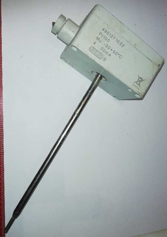 4951271022 - JUMO Pt100 4..20mA , Mu -50 +50°   .. použitý / used  .. cena na dotaz / price on request