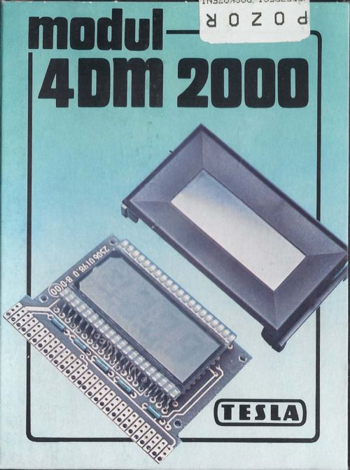 4DM2000 - 3,5 místný zobrazovač s dekoderem a paměti