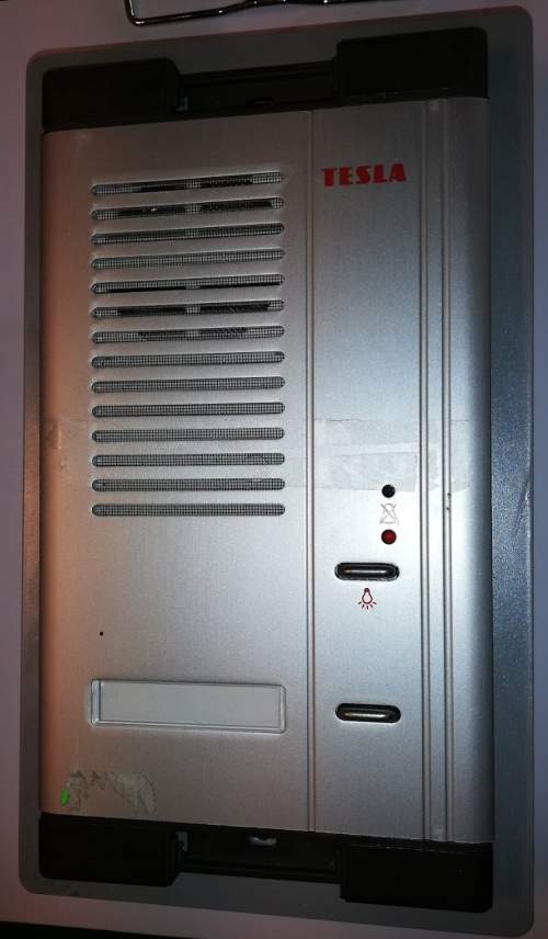 4FP11142/S1 - elektrický vrátnik TESLA s krabičkou do zdi