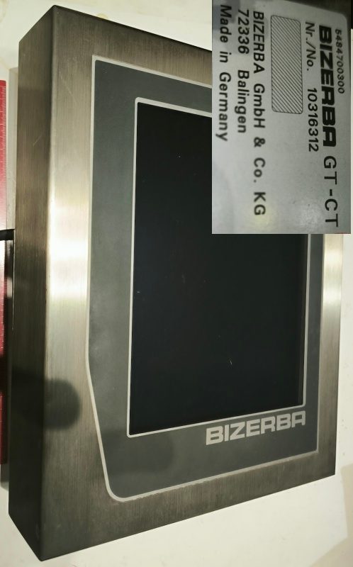panel BIZERBA GT-CT - 5484700300  .. z demontáže .. použitý / used .. cena na dotaz / price on request