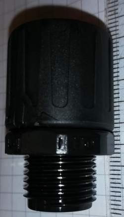 55506315 - SILVYN FPAG-M 16x1,5/1 bk - Koncový konektor přímý,