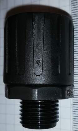 55506325 - SILVYN FPAG-M16x1,5/2 BK  - Koncový konektor přímý