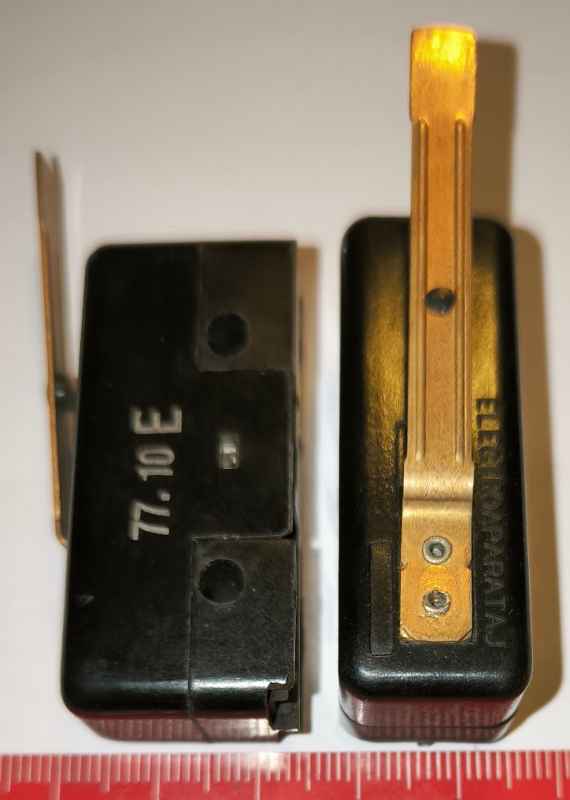 mikrospínač Electroaparataj 5912   .. cena na dotaz / price on request