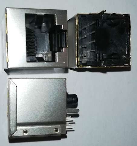 615008140421 - Modular Connectors / Ethernet Connectors WR-MJ Feml Shielded 8P8C Vert Rear Post