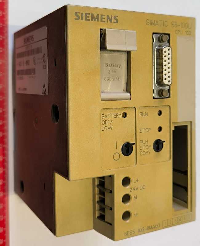 modul SIMATIC S5-100U .. 6ES5103-8MA03 .. použitý / used ..  cena na dotaz / price on request