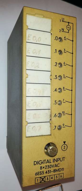 modul SIMATIC S5 .. 6ES5431-8MD11 .. použitý / used ..  cena na dotaz / price on request