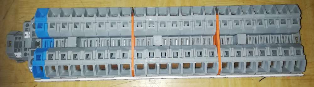 sestava WAGO, lišta 420mm, 8001-001/K010-1101/000-300