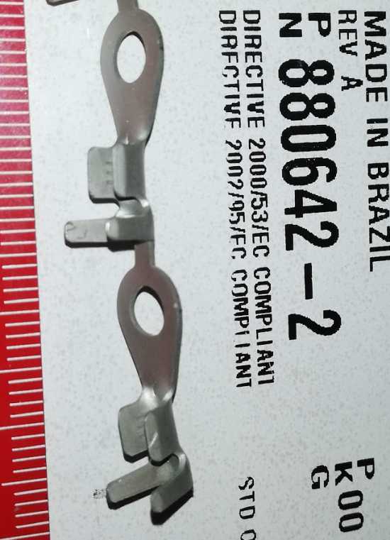 880642-2 - RING TONGUE 1.0-2.5 MM2 0.61X14.60 TPBR .. balení 200ks za 90Kč