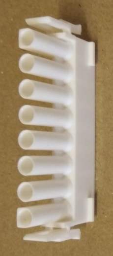 926301-3 -  8 Rectangular Connectors - Housings Plug White  .. balení 100ks