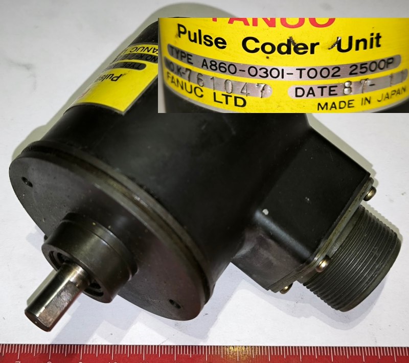 FANUC - A860-0301-T002 A8600301T002 Encoder Pulse Coder ... .. jako nový .. cena na dotaz / price on request