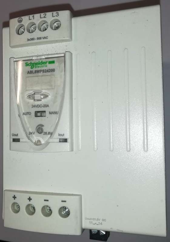 ABL8WPS24200 Switching power supply, rail mounting, 480 W, 24 V, 20 A