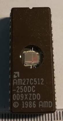 AM27C512-250DC - 512 Kilobit (64 K x 8-Bit) CMOS EPROM, použitý   .. cena na dotaz / price on request