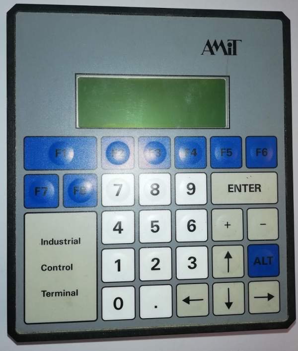 není skladem - APT1000G – textový terminál 4×20 znaků, RS232/RS485  AMIT, použitý .. cena na dotaz / price on request