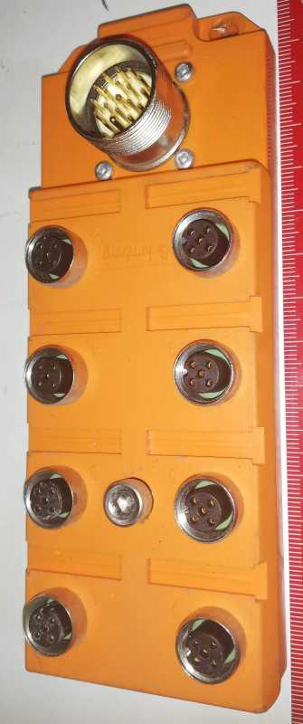 Lumberg ASBSV8-5 M12 Actuator/Sensor Distribution Box, 8-Port .. použitý / used