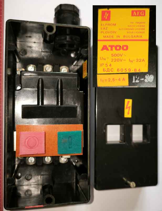 AEG AT00 Motor Protection Switch 2.5 - 4A ..  cena na dotaz / price on request