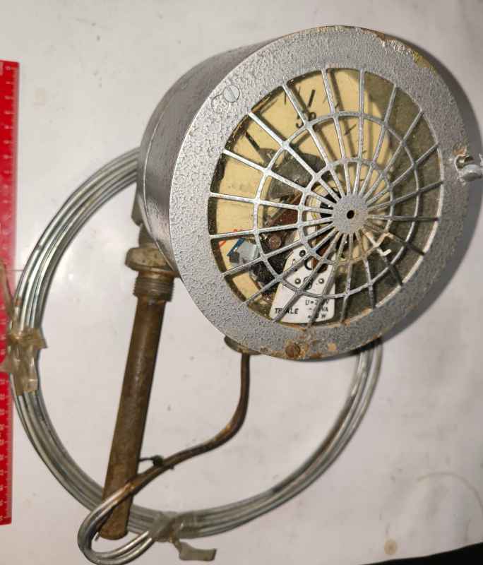 Teploměr kapilární B11 z lokomotivy   .. cena na dotaz / price on request