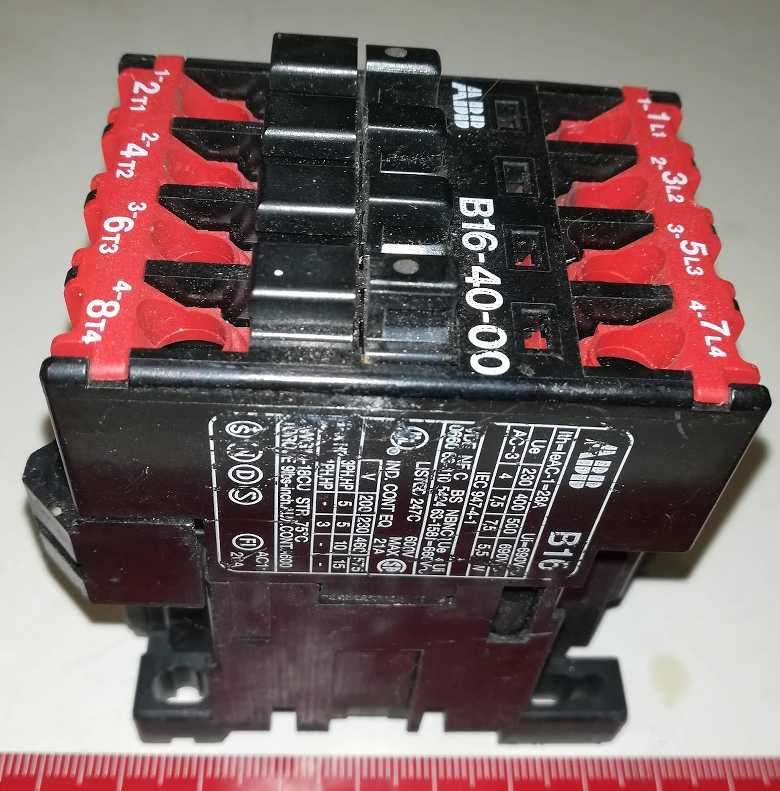 ABB B16-40-00 220V 50Hz stykač    .. cena na dotaz / price on request