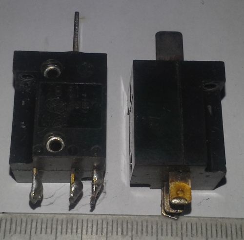 mikrospínač B614 pájený, z klávesnice  .. cena na dotaz / price on request