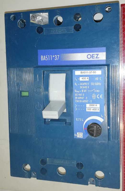 BA511-37-50, jistič 400A,  .. použitý / used